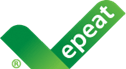 EPEAT logo with green checkmark indicating environmental certification.