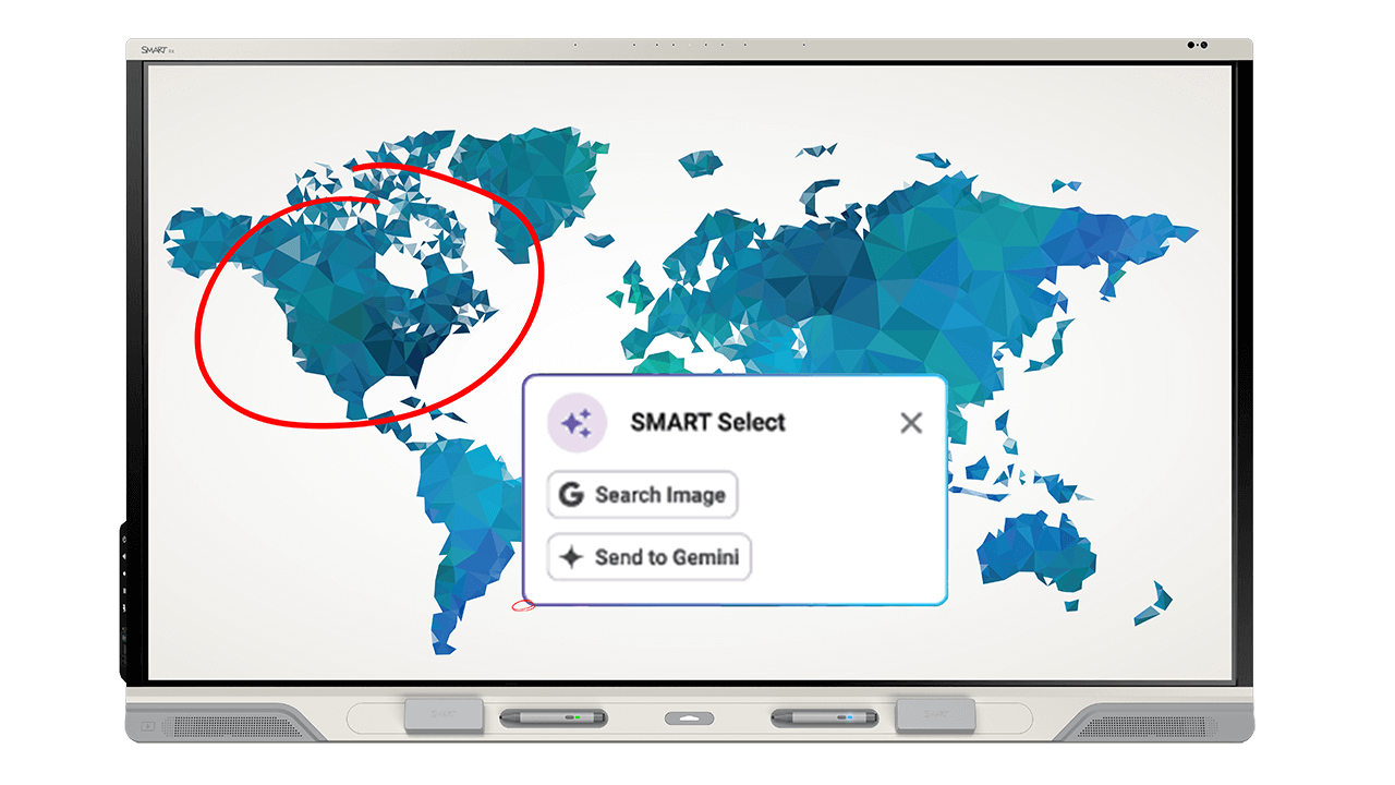 RX series SMART Board showing SMART Select